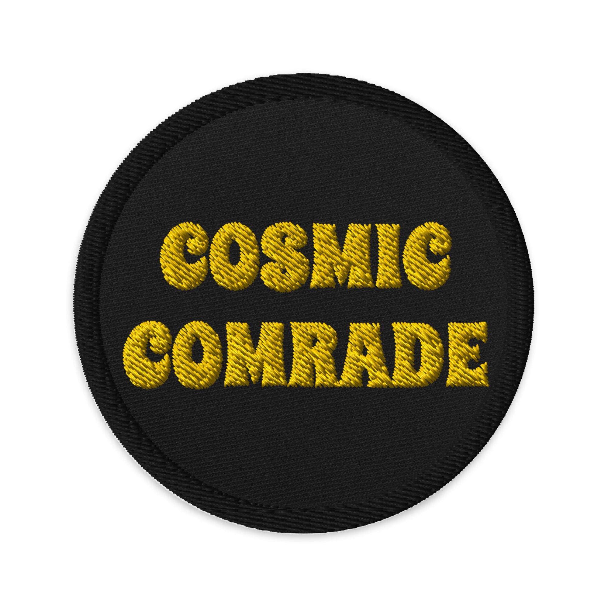 Cosmic Comrade embroidered patches