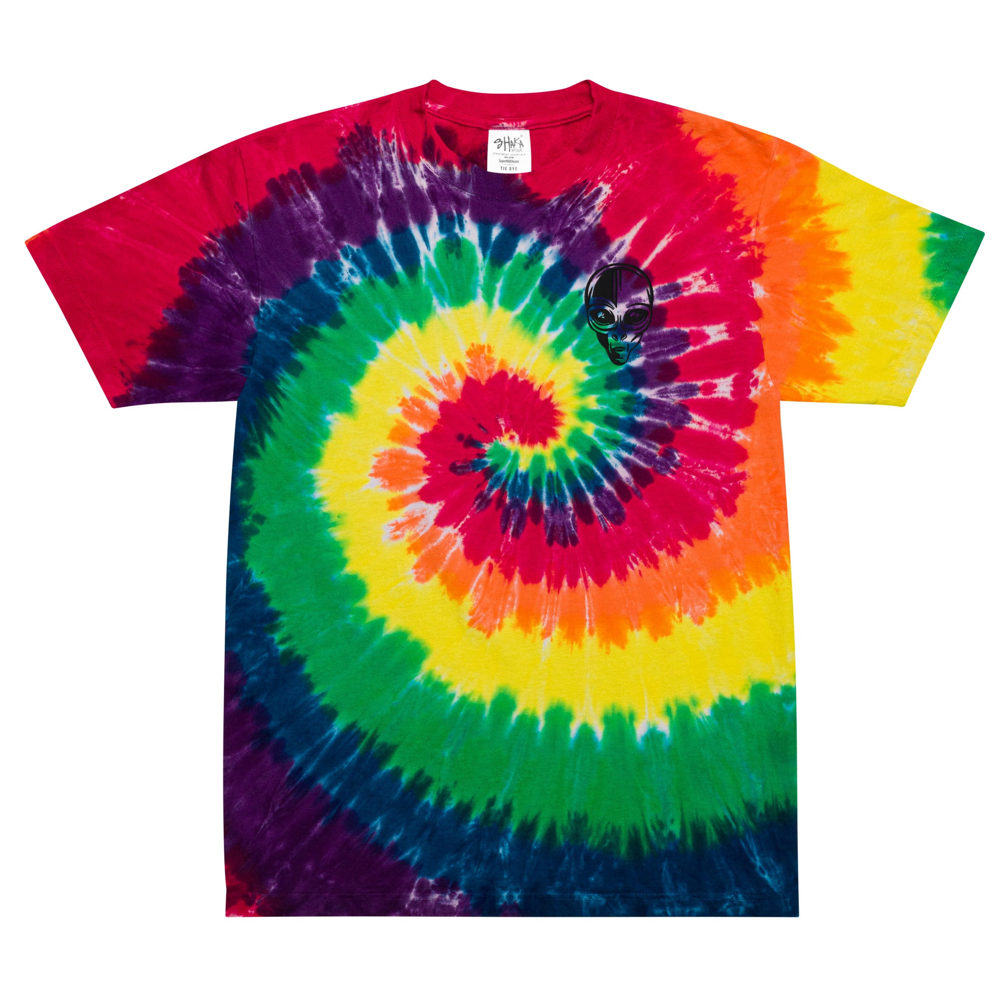 Alien Thrall oversized tie-dye shirt