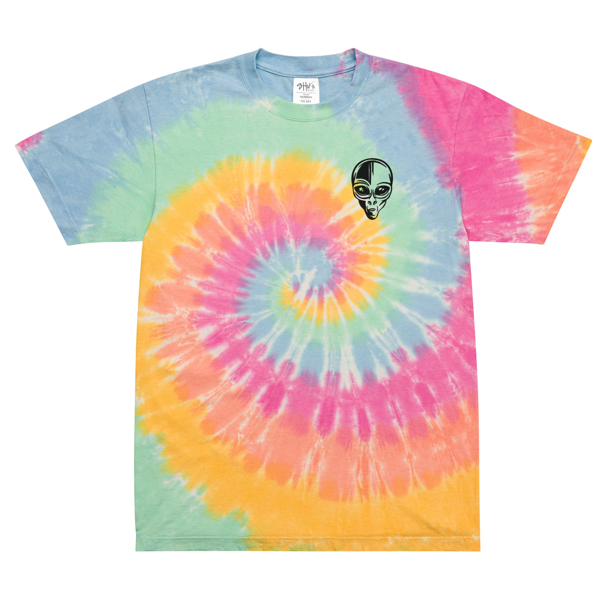 Alien Thrall oversized tie-dye shirt