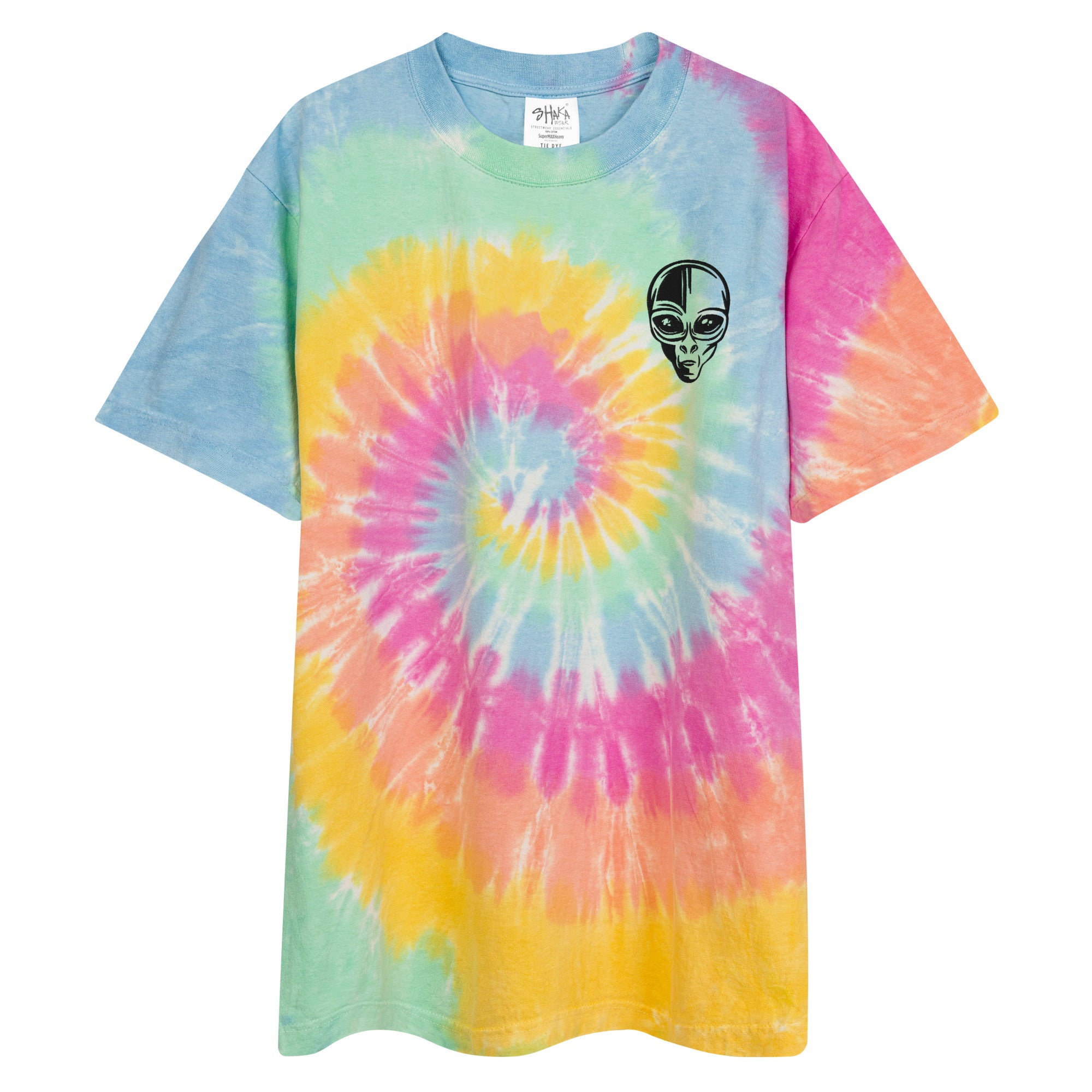 Alien Thrall oversized tie-dye shirt