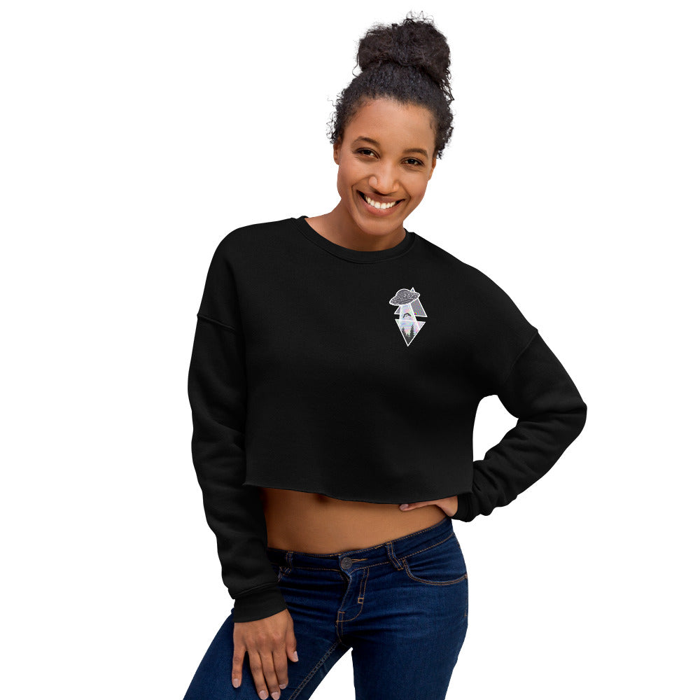 Interstellar Confections cropped sweatshirt